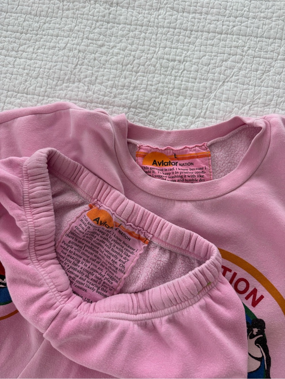 Aviator Nation Pink Matching Set!!! - Picture 2 of 4